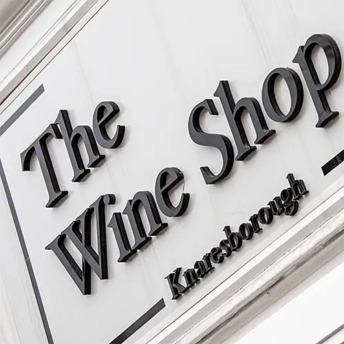 the-wine-shop-sign-by-knaresborough-graphics Shop Signage for The Wine Shop Knaresborough created by Knaresborough Graphics
